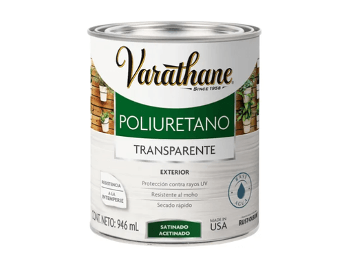 Barniz Poliuretano Exterior Transparente Satinado 946 ml Varathane Rust-Oleum