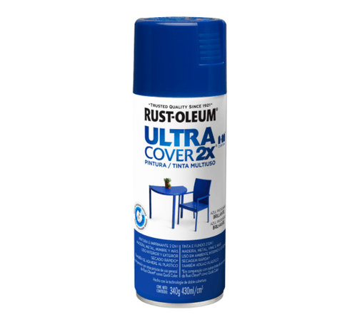 Spray Pintura Multiuso Azul Profundo Brillante 340 g Ultra Cover 2X Rust-Oleum
