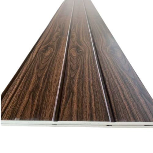 Revestimiento Metálico Metal Siding Roble 0,38mm x 3,8m