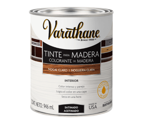 Tinte para Madera Nogal Claro 946Ml Varathane Rust Oleum