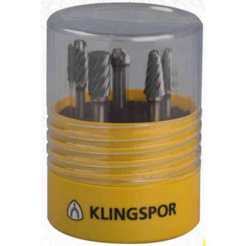 Set 5 Fresas de Tungsteno para Inox HF100 334221 Klingspor