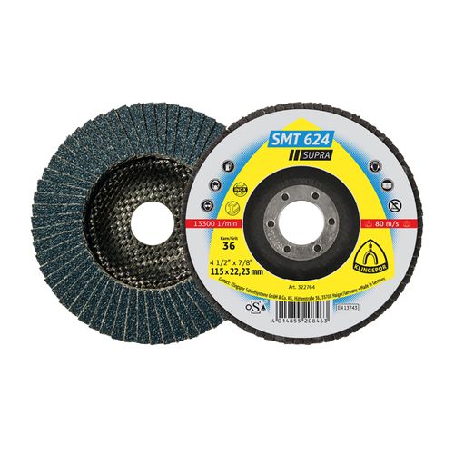 Disco de Láminas (Flap Disc) SMT 624 – 4 ½″ (115 mm) Klingspor