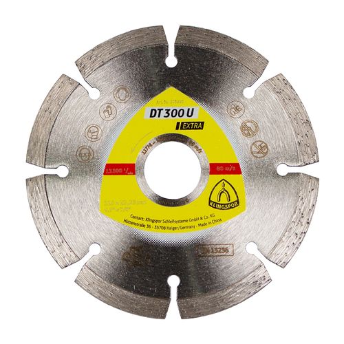 Disco Diamantado Segmentado 115mm DT300U 325345 Klingspor