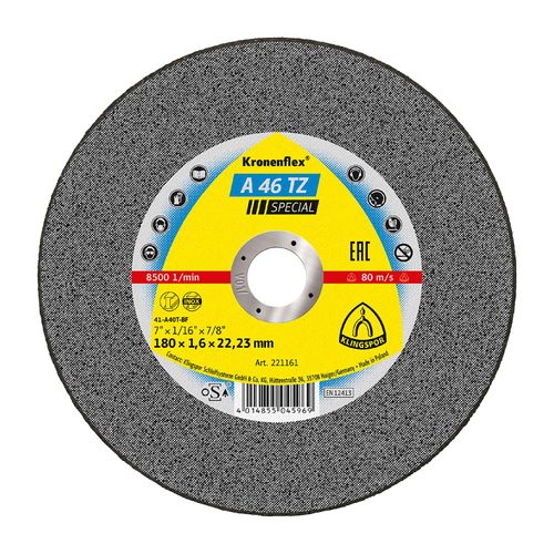 Disco Corte 7" X 1,6 Mm A46Tz Klingspor