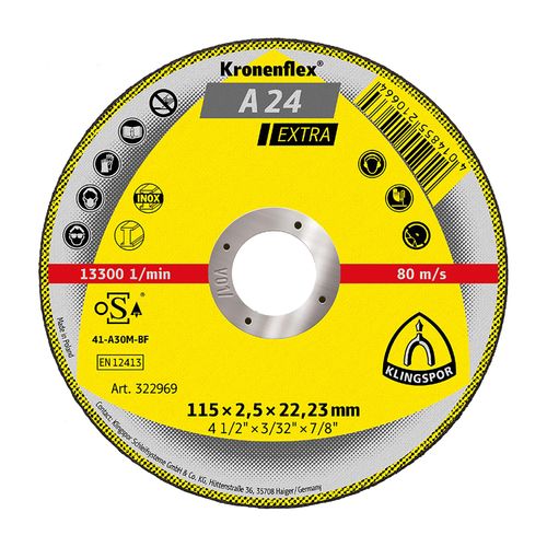 Disco De Corte 4.5" FE A24 Extra Klingspor