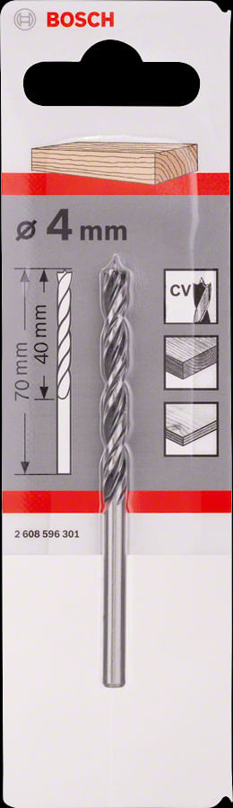 Broca Madera Cilindrica 4mm Bosch