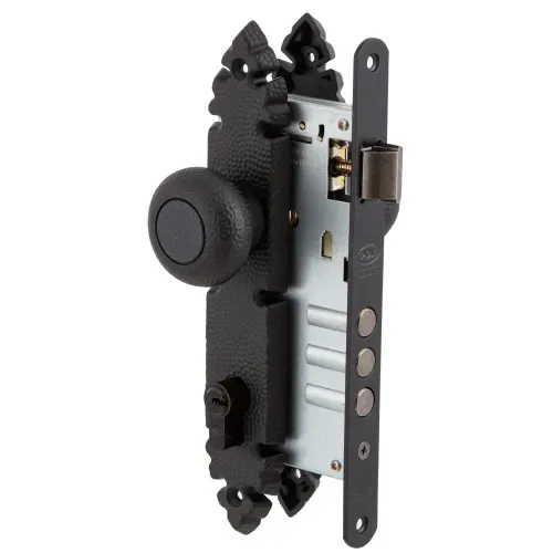 Cerradura Embutida Pomo Urbano Rustica B60 Acceso Fijo Poli