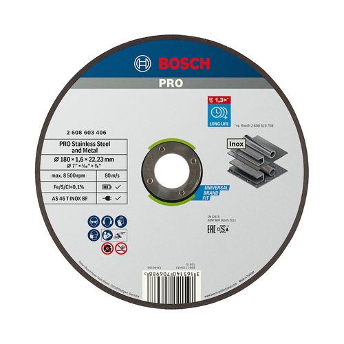 Disco Corte Inox 7'' X 1.6mm Expert Bosch