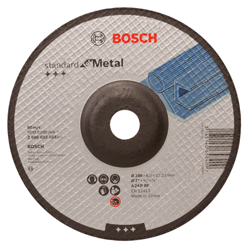 Disco de Desbaste para Metal 7" Standard Bosch