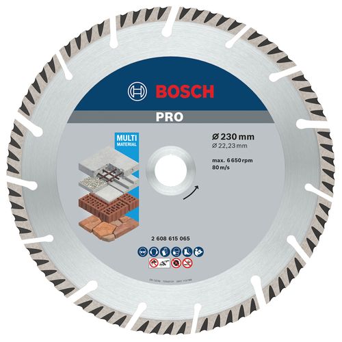 Disco Diamantado 9" Segmentado Turbo Bosch