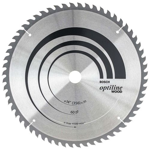 Disco De Sierra Circular Optiline 14' 60 Dientes Bosch