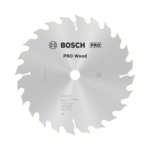 Disco De Sierra Circular Optiline 7¼" 24 Dientes Bosch