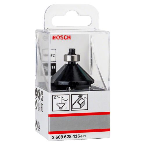 Fresa Biselar con Rodamiento 7/16'' - 1/4 Bosch
