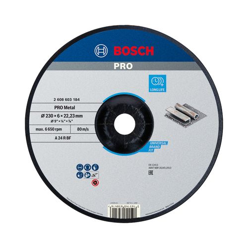 Disco Desbaste Metal 9" Bosch