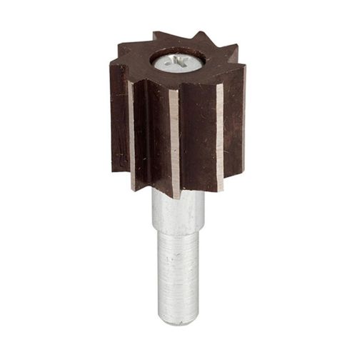 Fresa Recta de Acero 25x20 mm Eje 6 mm Para Madera Kwb