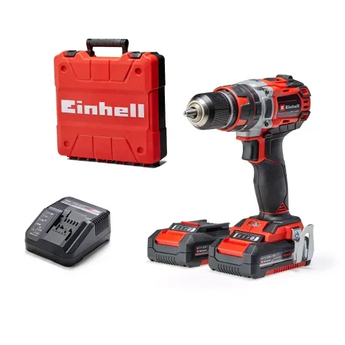 Taladro Percutor Inalámbrico 18V TE-CD 18/50 Li con 2 Baterías 2,0Ah Einhell