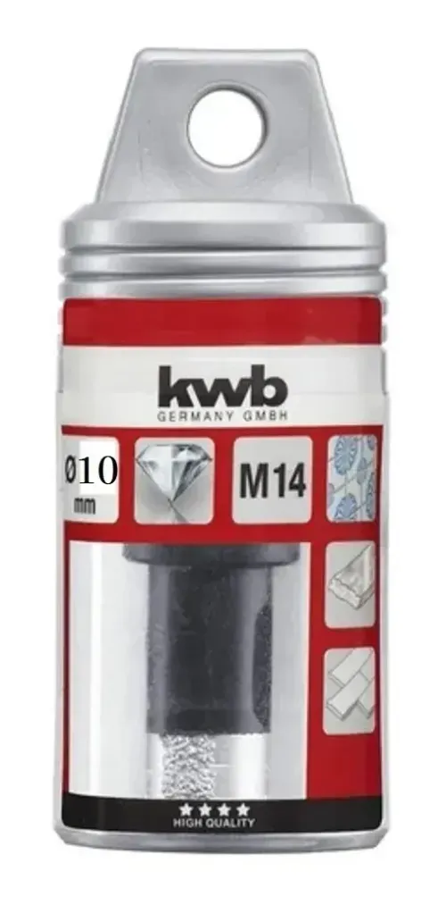 Sierra Corona Diamantada M14 de 10 mm Kwb
