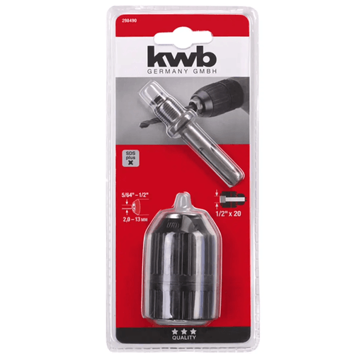Mandril con Adaptador SDS Plus kwb