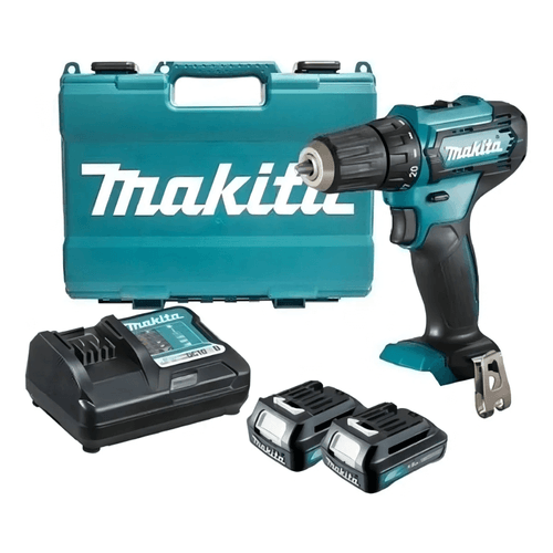 Taladro Atornillador 12V Max con 2 Baterías Li-Ion 1,5Ah y Cargador DF333DWYE Makita