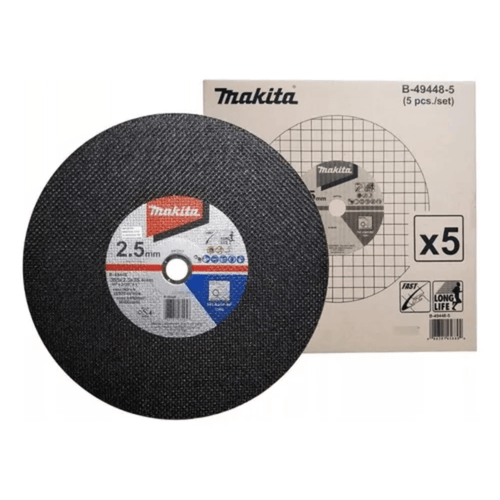 Disco Corte Tronzadora 14″ 2,5 mm A36P Set 5 Pcs Makita