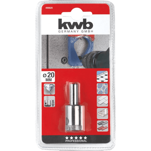 Sierra Corona Diamantada 20mm Kwb