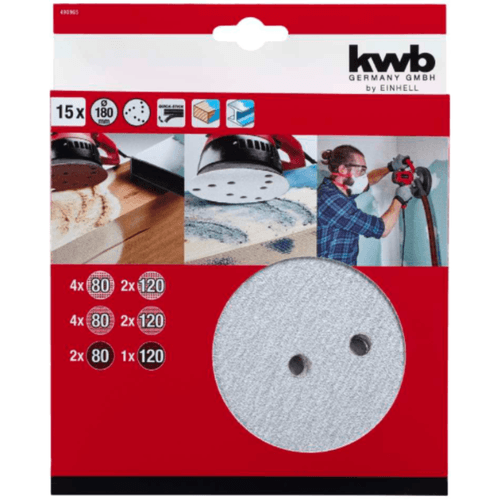 Set de Lijas de 180 mm Kwb