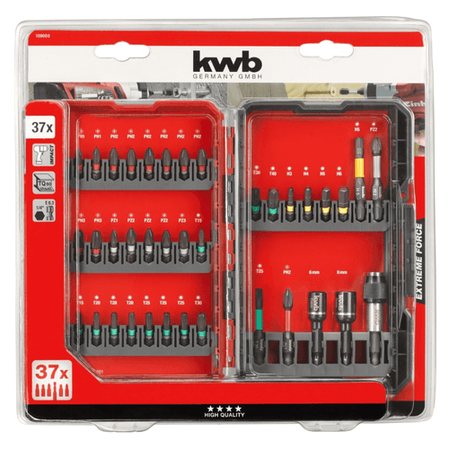 Set de Puntas de Alto Impacto 37 Piezas Impaktor Kwb