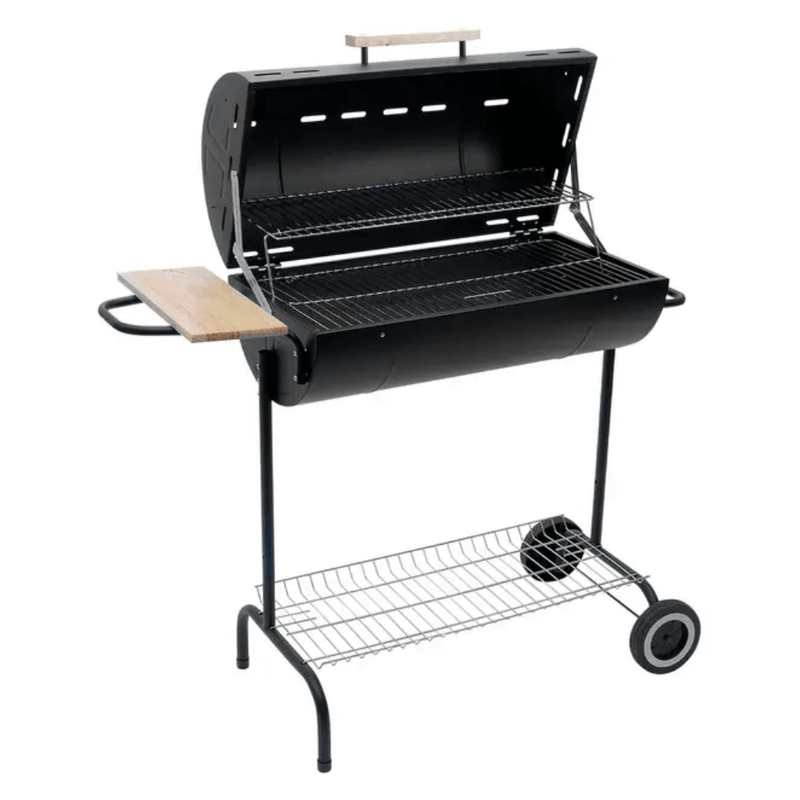 Parrilla Carbon Medio Tambor con Tapa 3