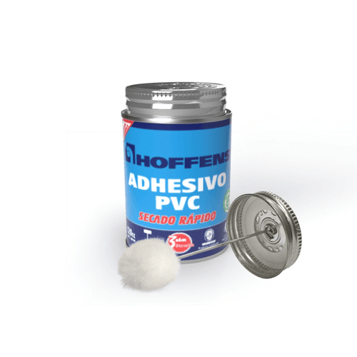 Adhesivo PVC 120 cc Secado Rápido con Aplicador Hoffens