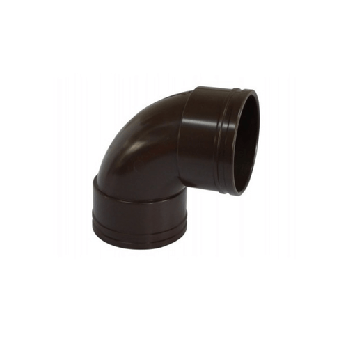 Codo Canaleta H-H 80 mm Marrón P-25 x 87.5° Hoffens