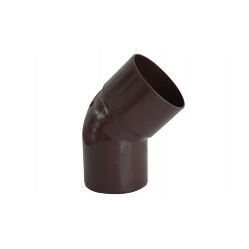 Codo Canaleta M-H 80 mm Marrón P-25 x 45° Hoffens