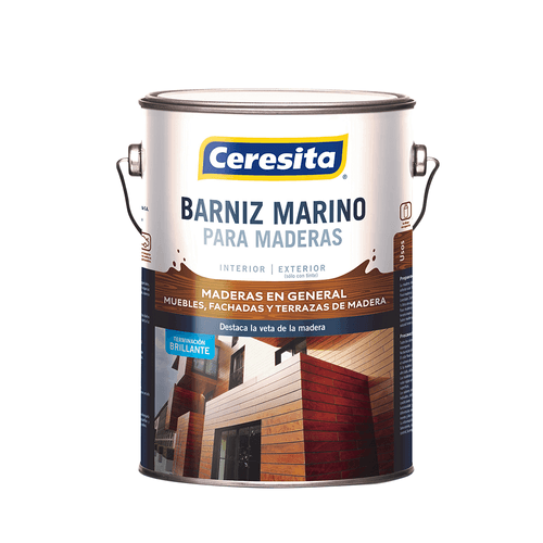 Barniz Marino Brillante Roble Oscuro GL Ceresita