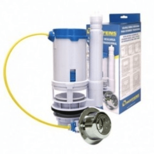 Válvula Descarga Doble 6/4.1 L Botón Universal Hoffens