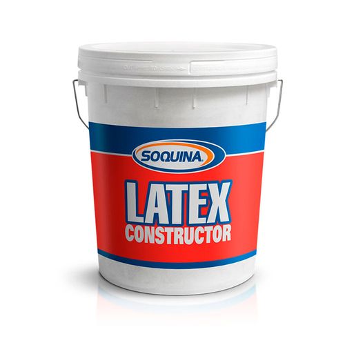 Látex Constructor Blanco Tineta 4 Galones Soquina