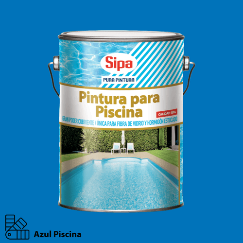 Pintura Piscina Azul Galón Sipa