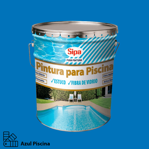 Pintura Piscina Azul Tineta Sipa