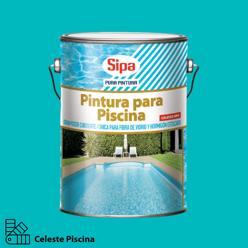 Pintura Piscina Celeste Galón Sipa