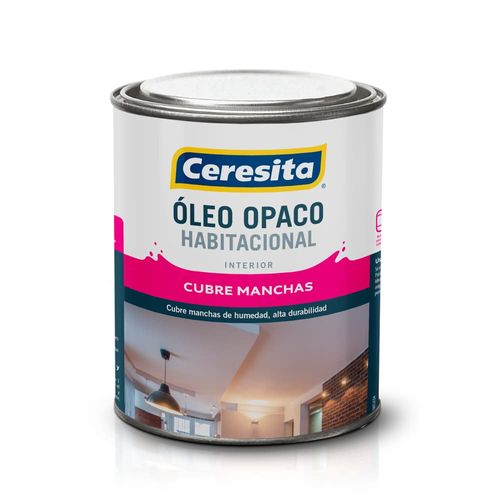 Óleo Opaco Blanco Litro Ceresita