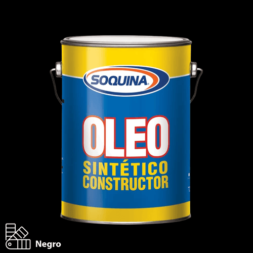 Óleo Constructor Negro Galón Soquina