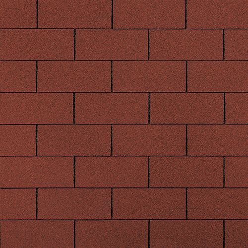 Tejuela Asfáltica Roja 3.1m² Metatek