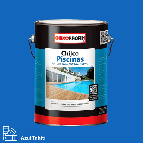 Pintura para Piscina Azul Tahiti GL Chilcorrofín