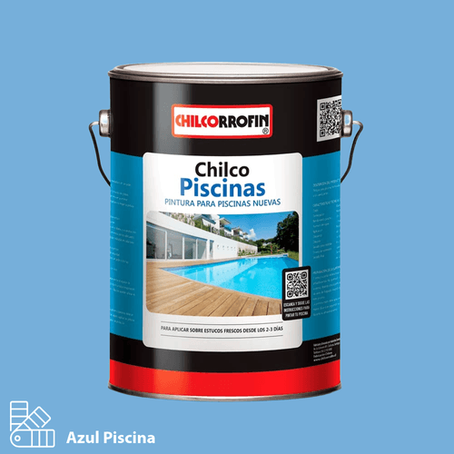 Pintura para Piscina Azul Piscina GL Chilcorrofín