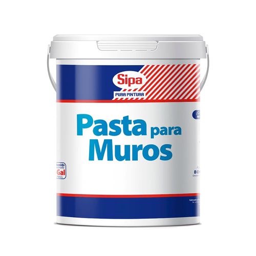 Pasta Muro Acrílica Exterior/Interior Blanca 6 Kg Sipa