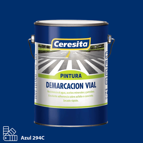 Pintura Demarcación Vial Acrílica Azul GL Ceresita