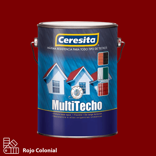 Pintura Multitecho Rojo Colonial GL Ceresita