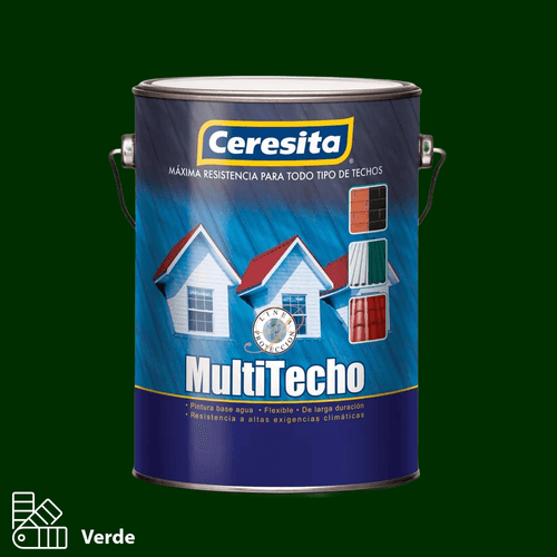 Pintura Multitecho Verde Galón Ceresita