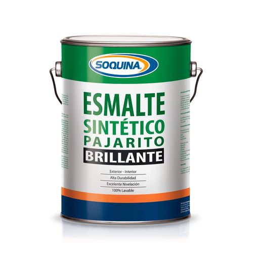 Esmalte Sintético Pajarito Blanco Galón Soquina