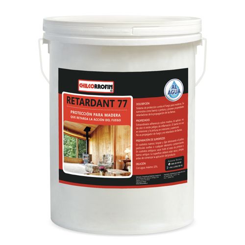 Barniz Protector para Madera Retardant 77 Incoloro Galón Chilcorrofín