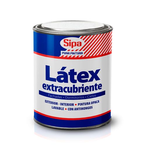Látex Extracubritente Blanco Litro Sipa