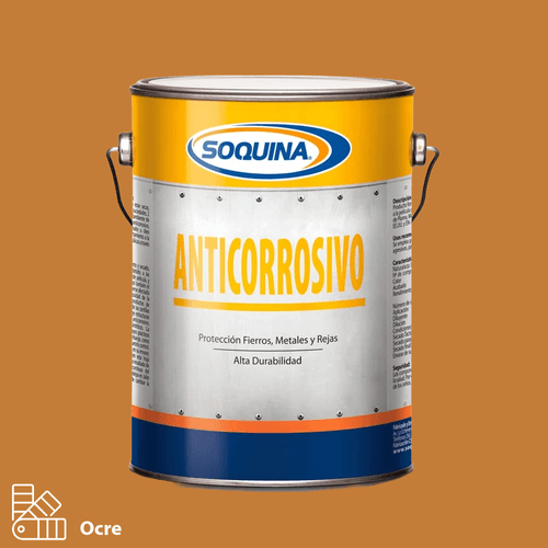 Anticorrosivo Antiox Ocre Galón Soquina